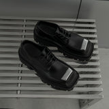 MODEFREAKのレザースクエア厚底シューズ mf1838の画像16