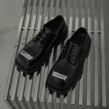 MODEFREAKのレザースクエア厚底シューズ mf1838の画像1