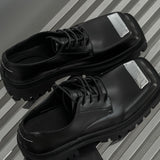 MODEFREAKのレザースクエア厚底シューズ mf1838の画像15