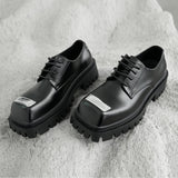 MODEFREAKのレザースクエア厚底シューズ mf1838の画像10