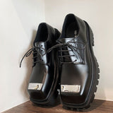 MODEFREAKのレザースクエア厚底シューズ mf1838の画像11