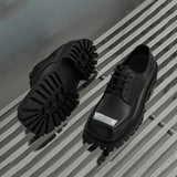 MODEFREAKのレザースクエア厚底シューズ mf1838の画像18