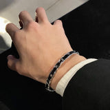 MODEFREAKのブラッククリスタルバングル mf1845の画像