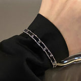 MODEFREAKのブラッククリスタルバングル mf1845の画像