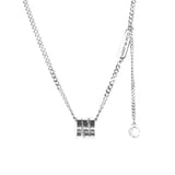 MODEFREAKのクリスタルシルバーネックレス mf1935の画像4