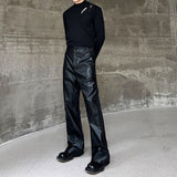 MODEFREAKのレザーラインモードスラックス mf1952の画像