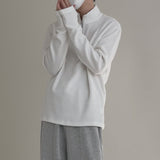 MODEFREAKのハーフジップアップニットトップス mf2005の画像