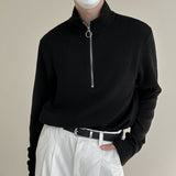 MODEFREAKのハーフジップアップニットトップス mf2005の画像