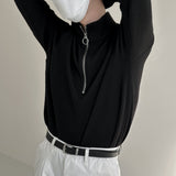 MODEFREAKのハーフジップアップニットトップス mf2005の画像