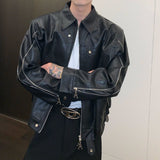 MODEFREAKのジップデザインモードレザージャケット mf2011の画像