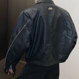 MODEFREAKのジップデザインモードレザージャケット mf2011の画像