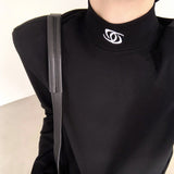 MODEFREAKのハイネックポイントトップス mf2035の画像