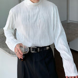 MODEFREAKの【最短即日発送】ハイネックウェーブモノトーンカットソー mf2059の画像