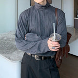 MODEFREAKの【最短即日発送】ハイネックウェーブモノトーンカットソー mf2059の画像