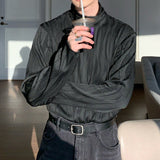 MODEFREAKの【最短即日発送】ハイネックウェーブモノトーンカットソー mf2059の画像