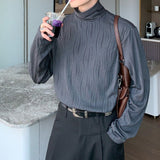 MODEFREAKの【最短即日発送】ハイネックウェーブモノトーンカットソー mf2059の画像