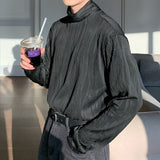 MODEFREAKの【最短即日発送】ハイネックウェーブモノトーンカットソー mf2059の画像