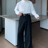 MODEFREAKの【最短即日発送】ハイネックウェーブモノトーンカットソー mf2059の画像