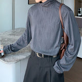 MODEFREAKの【最短即日発送】ハイネックウェーブモノトーンカットソー mf2059の画像