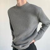 MODEFREAKのローネックシンプルニットトップス mf2090の画像