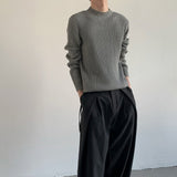 MODEFREAKのローネックシンプルニットトップス mf2090の画像