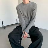 MODEFREAKのローネックシンプルニットトップス mf2090の画像