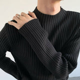 MODEFREAKのローネックシンプルニットトップス mf2090の画像