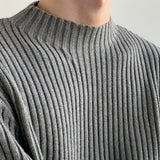 MODEFREAKのローネックシンプルニットトップス mf2090の画像