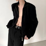MODEFREAKのファータッチジップアップトップス mf2133の画像