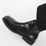 MODEFREAKのトゥースクエアーレザーブーツ mf2188の画像