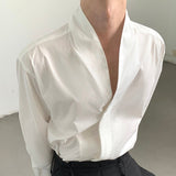 MODEFREAKのVネックコリアンデザインシャツ mf1890の画像