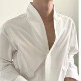 MODEFREAKのVネックコリアンデザインシャツ mf1890の画像