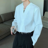 MODEFREAKのVネックモードシャツ mf1925の画像