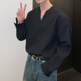 MODEFREAKのVネックモードシャツ mf1925の画像