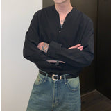 MODEFREAKのVネックモードシャツ mf1925の画像