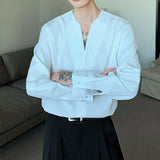 MODEFREAKのVネックモードシャツ mf1925の画像