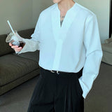 MODEFREAKのVネックモードシャツ mf1925の画像