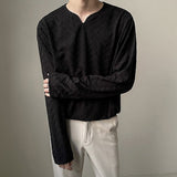 MODEFREAKのVネックモノトーンカットソー mf2111の画像