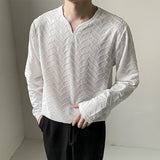 MODEFREAKのVネックモノトーンカットソー mf2111の画像