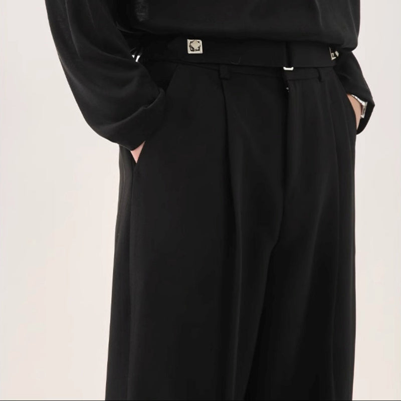 MODEFREAKのモードバックルデザインスラックス mf3285の画像