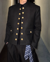 【10.29新作】ヨーロピアンラグジュアリーウールジャケット mf3569