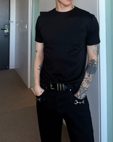 리본 타이 새틴 터치 모드 셔츠 mf3663