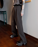 【11.7新作】ストライプルーズコリアンスラックス mf3578