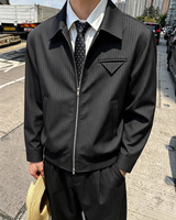 MODEFREAKのモードストライプラペルジャケット mf3834の画像