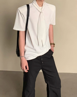MODEFREAKの【5.29新作】モードクラシックタイデザインカットソー mf3759の画像