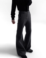 Wheel Edge Mode Flare Denim Pants mf3615