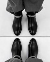 MODEFREAKのモードチェーンチェルシーブーツ mf3872の画像