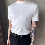 【4.6新作】ハイネックコリアンモードTシャツ mf3691