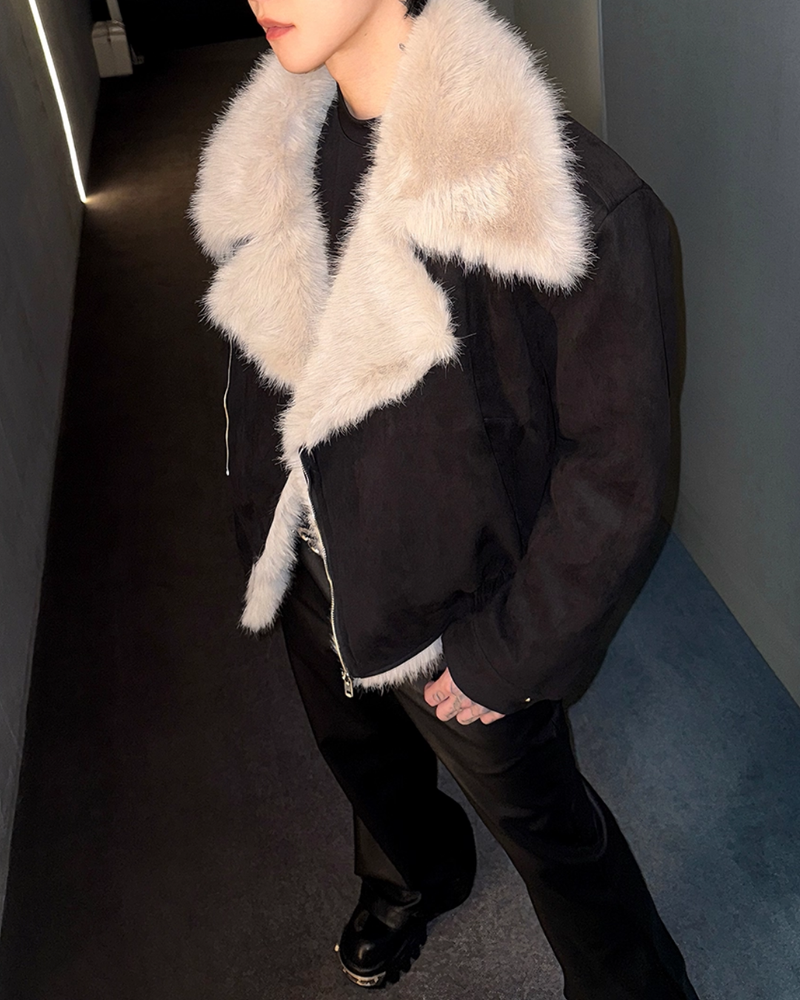 【11.24新作】モードファーショートジャケット mf3588