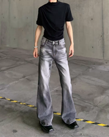 MODEFREAKの【7.22新作】モードウォッシュドフレアデニムパンツ mf3798の画像